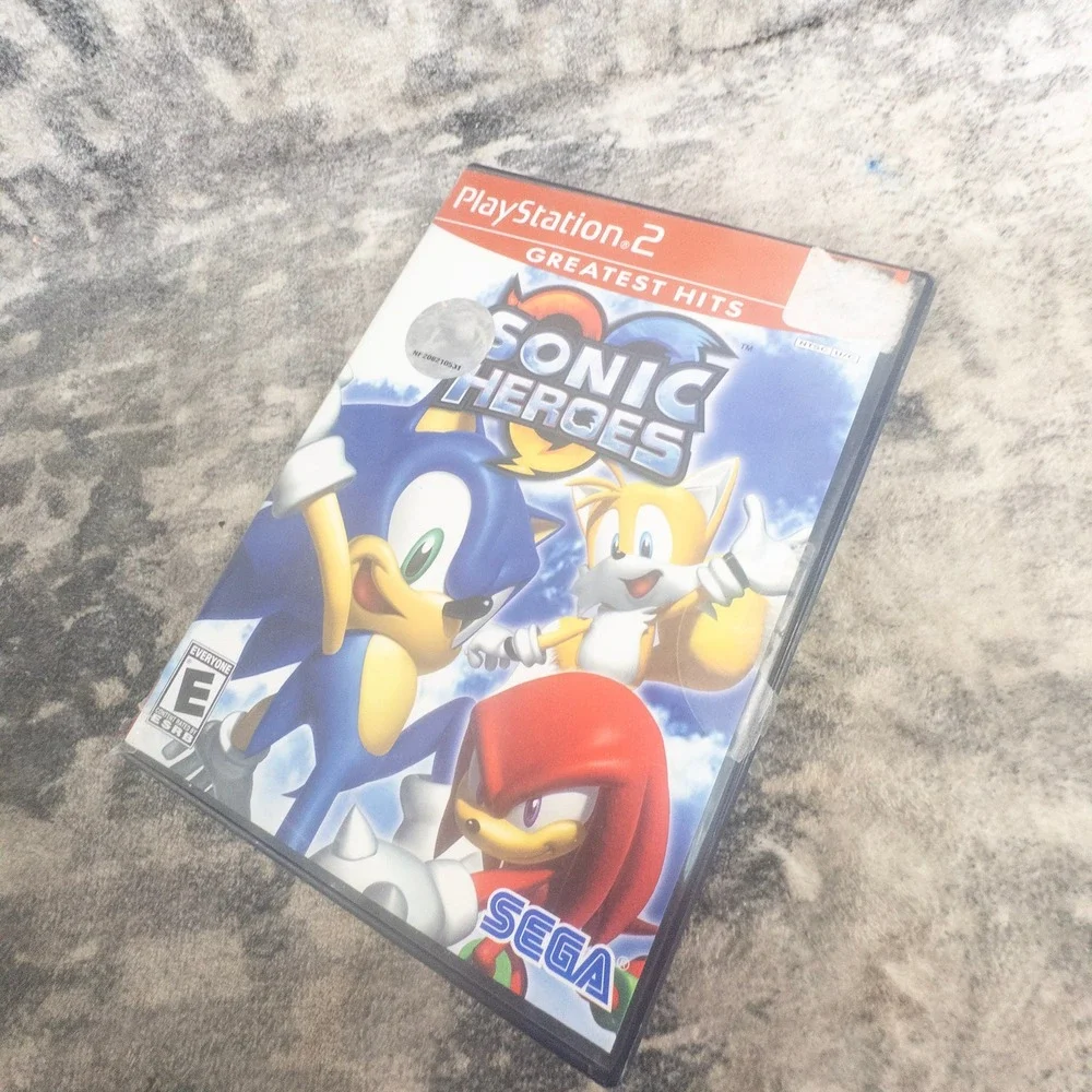 Sonic Heroes PS2 PlayStation 2 Sega Greatest Hits 3D Platformer Team Battle 2004